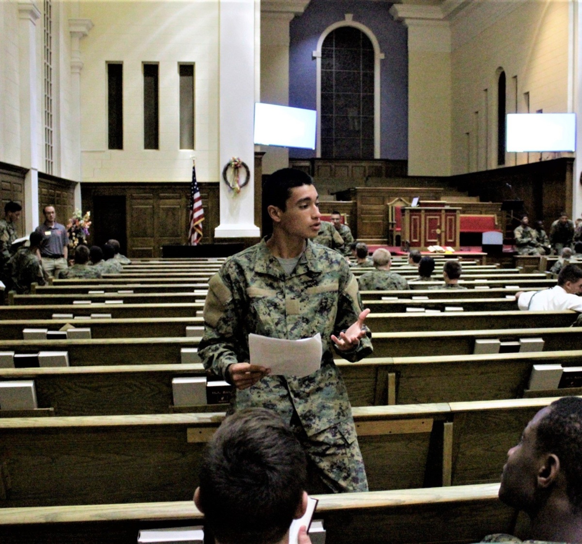 Devotions Workshop by Chaplain Felty